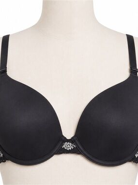 Maiden Form Smooth Black T-Shirt Bra